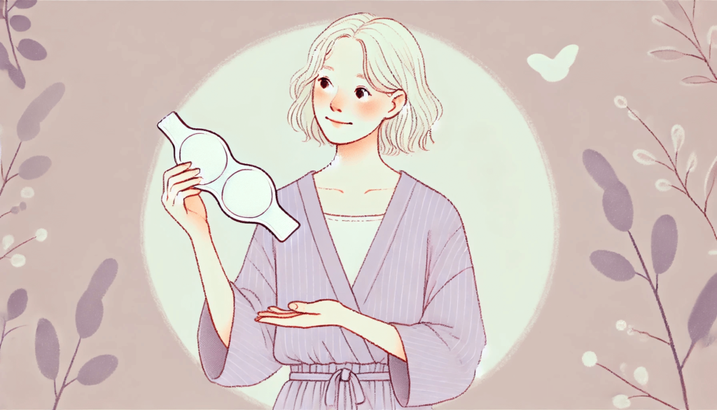 ナイトブラのパットの向きで悩んでいる女性